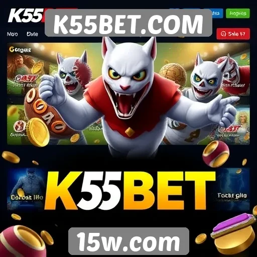 Diversidade de jogos disponíveis no site