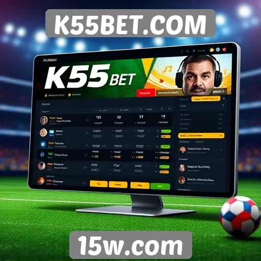 Interface do usuário do K55BET.COM é intuitiva